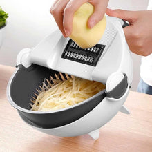 Load image into Gallery viewer, Wet Basket Vegetable Cutter - Portable Vegetables Choppers with 5 Dicing Blades