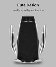 Load image into Gallery viewer, Auto Clamp Wireless Charger Mobile Holder