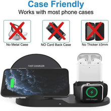 Load image into Gallery viewer, Wireless Charger Stand 3 in 1 For iPhone, Airpods and Apple Watch or other Qi-enabled phones