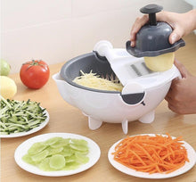 Load image into Gallery viewer, Wet Basket Vegetable Cutter - Portable Vegetables Choppers with 5 Dicing Blades
