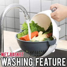 Load image into Gallery viewer, Wet Basket Vegetable Cutter - Portable Vegetables Choppers with 5 Dicing Blades
