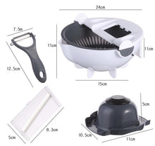 Load image into Gallery viewer, Wet Basket Vegetable Cutter - Portable Vegetables Choppers with 5 Dicing Blades
