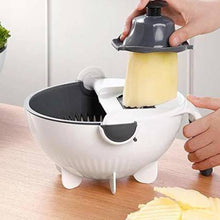 Load image into Gallery viewer, Wet Basket Vegetable Cutter - Portable Vegetables Choppers with 5 Dicing Blades
