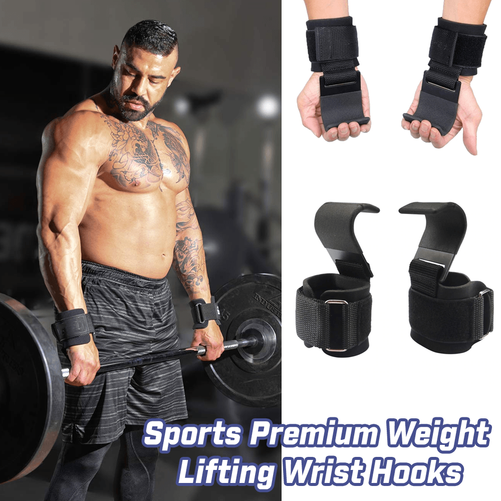 Sports Premium Weight Lifting Wrist Hooks