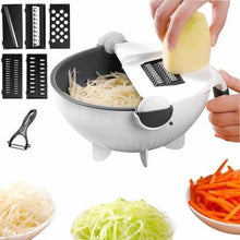 Load image into Gallery viewer, Wet Basket Vegetable Cutter - Portable Vegetables Choppers with 5 Dicing Blades
