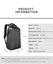 Load image into Gallery viewer, Anti theft laptop bag
