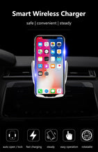 Load image into Gallery viewer, Auto Clamp Wireless Charger Mobile Holder

