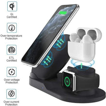 Load image into Gallery viewer, Wireless Charger Stand 3 in 1 For iPhone, Airpods and Apple Watch or other Qi-enabled phones
